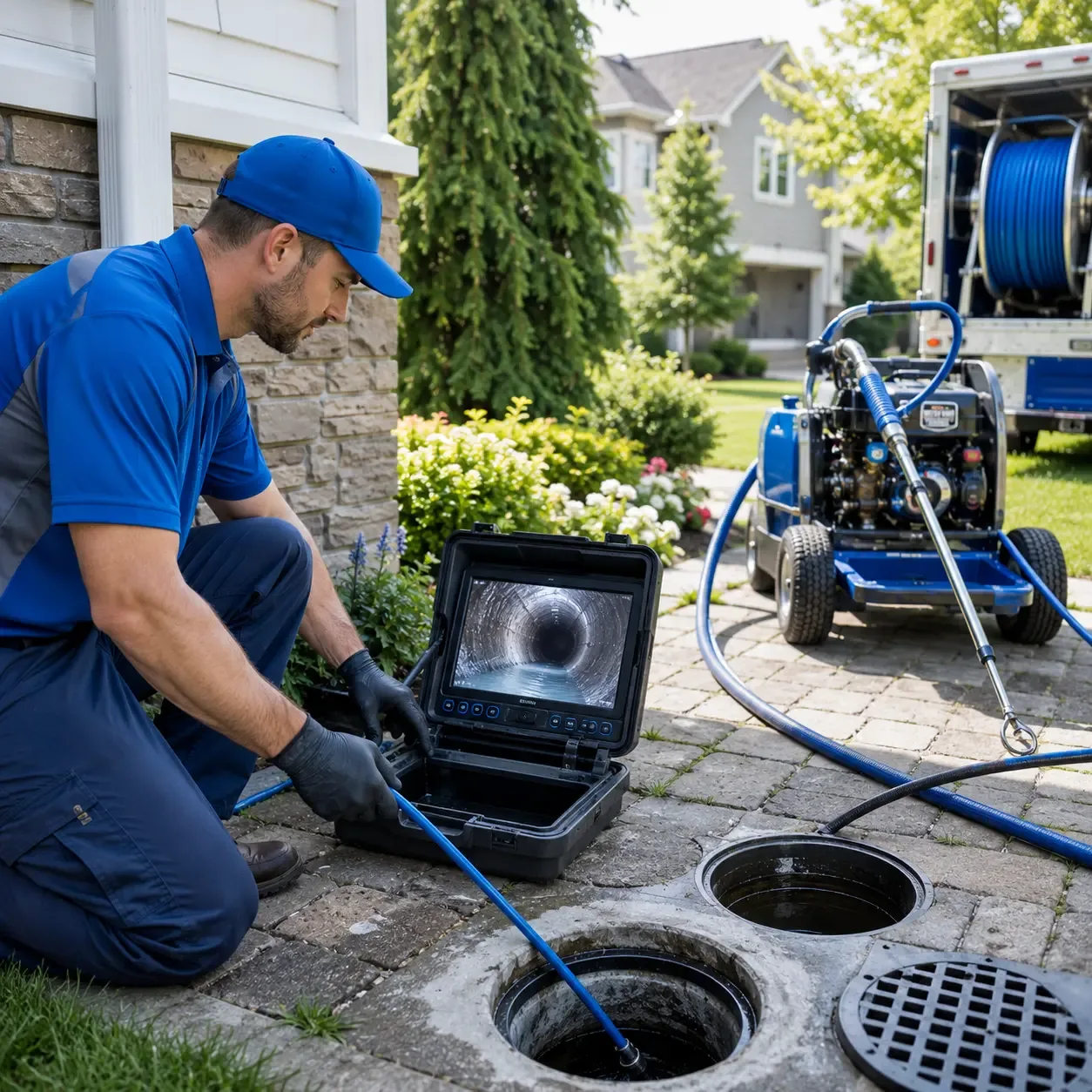 Outdoor drain cleaning professionals serving Brownville, NE